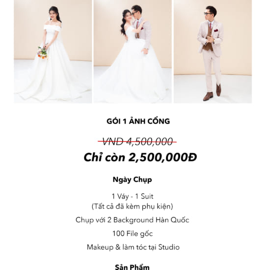 gói 1 ảnh cổng