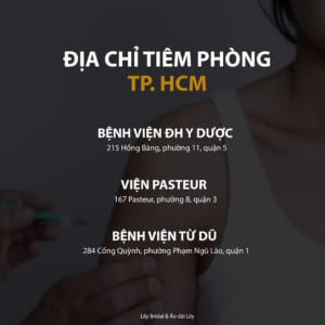 các địa chỉ tiêm phòng tại tp hcm
