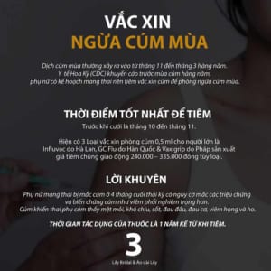Vắc xin ngừa cúm mùa