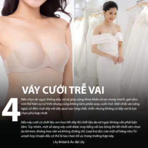 Kiểu áo cưới trễ vai