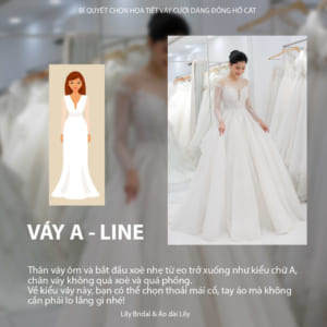 Váy cưới dáng đồng hồ cát cho cô dâu - Bí quyết chọn váy cưới phù hợp với dáng người.