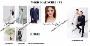 moodboard chụp ảnh cưới Studio Lily Bridal