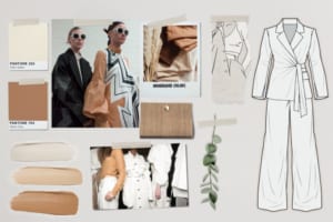 moodboard sản phẩm quần áo thời trang