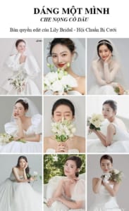 9 Kiểu hình hướng dẫn cách tạo dáng chụp ảnh cưới Studio cho cô dâu mặt nọng (tròn)
