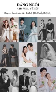 9 Kiểu hình hướng dẫn cách tạo dáng chụp ảnh cưới Studio cho cô dâu mặt nọng (tròn)