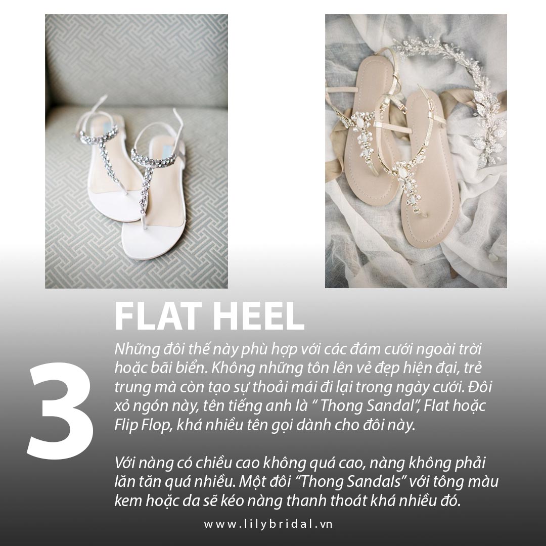 Flat heel - giày xỏ ngón