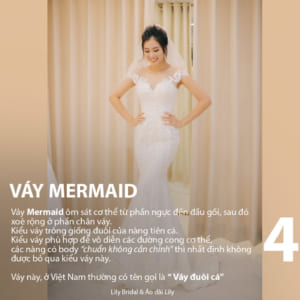 4 Dòng váy đuôi cá mermaid